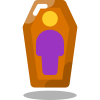 Dead body transport icon